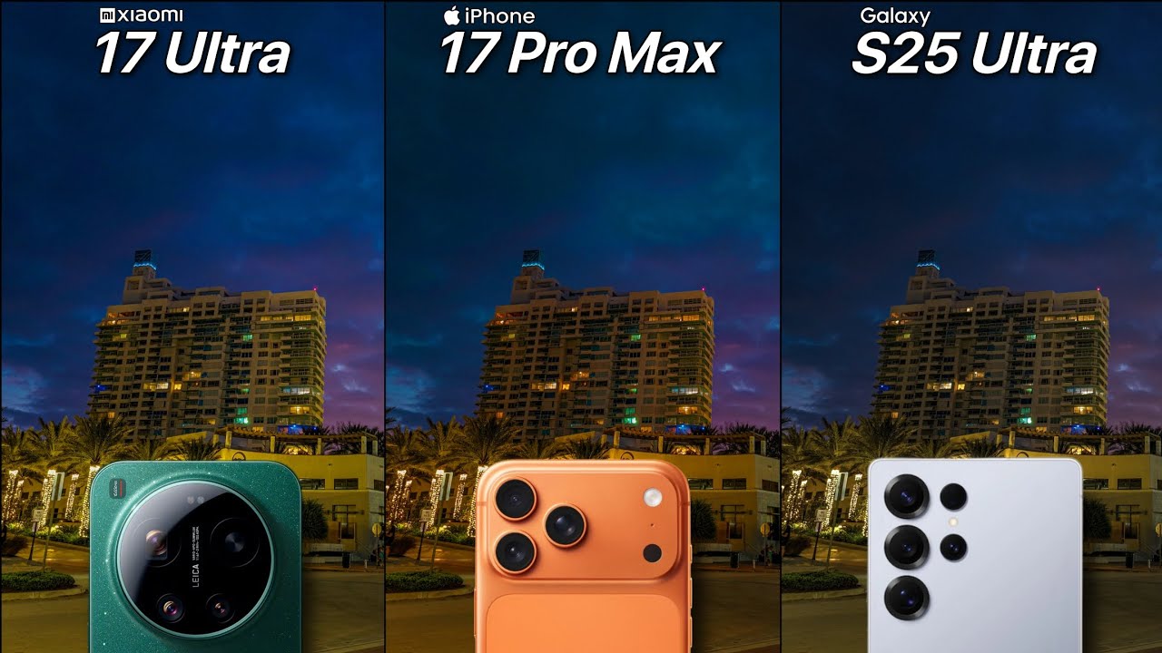 Xiaomi 17 Ultra против iPhone 17 Pro Max против Galaxy S25 Ultra | Сравнительный тест камер