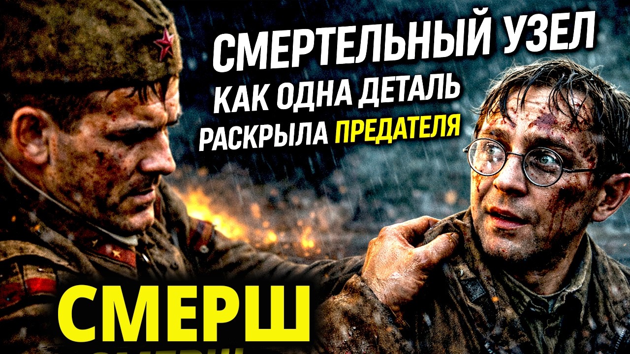 СМЕРШ. СМЕРТЕЛЬНЫЙ УЗЕЛ: КАК ОДНА ДЕТАЛЬ РАСКРЫЛА ПРЕДАТЕЛЯ