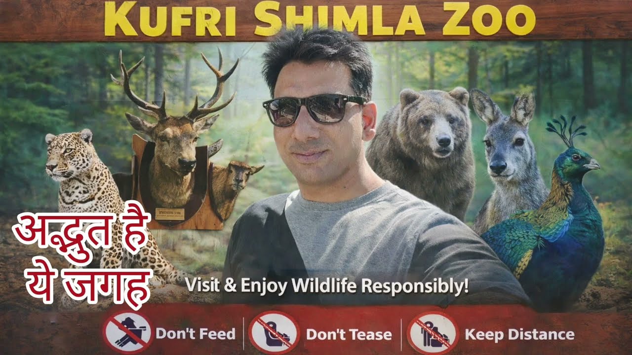 Kufri Shimla Zoo 🐆 | Himalayan Nature Park | Complete Wildlife Tour👉 Kufri Zoo Shimla 🐆 #kufri#viral