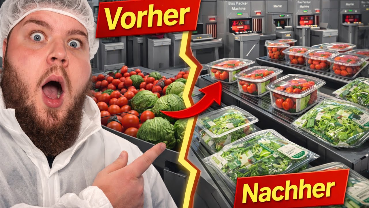 💸 Aus Gem&uuml;se wird GELD &ndash; Meine Fabrik l&auml;uft! | Food Processing Deutsch