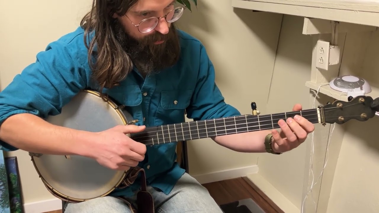 Blackberry Blossom (G) Basic Melody on Clawhammer Banjo @transylvaniajamteachingvid5294 