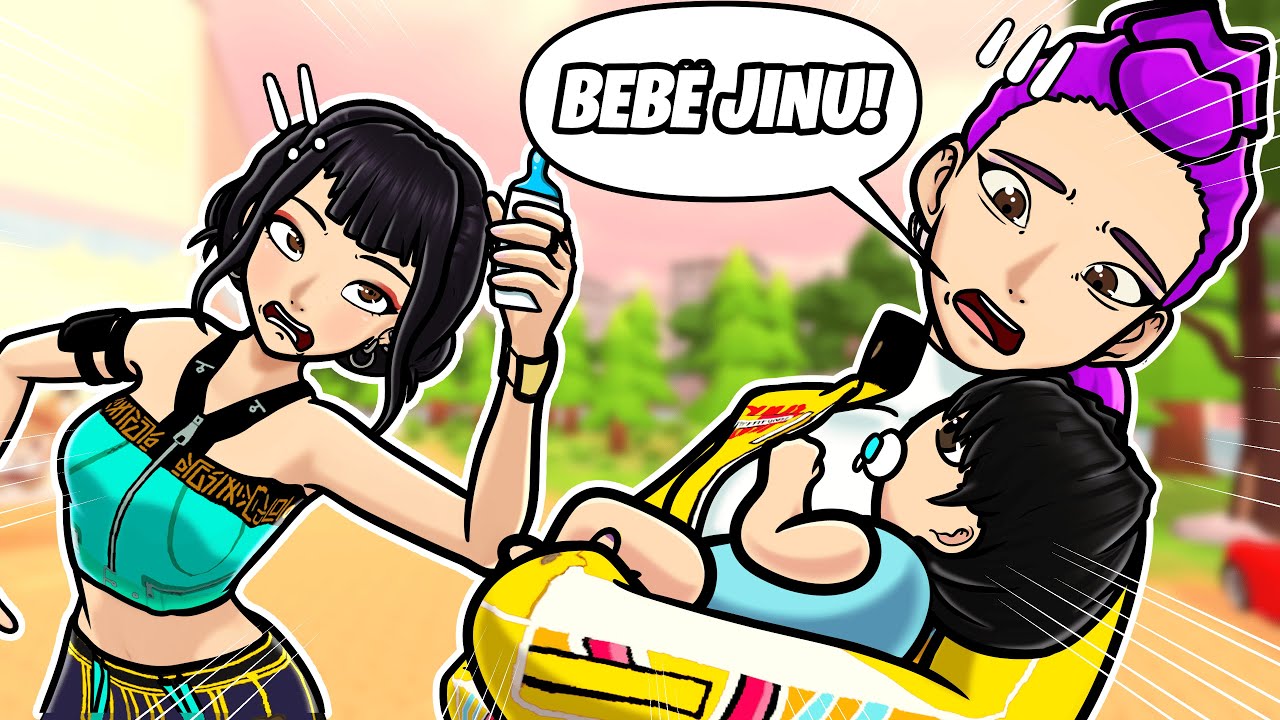 Rumi e as Huntrix CUIDARAM do JINU BEBÊ no KPOP DEMON HUNTERS VR