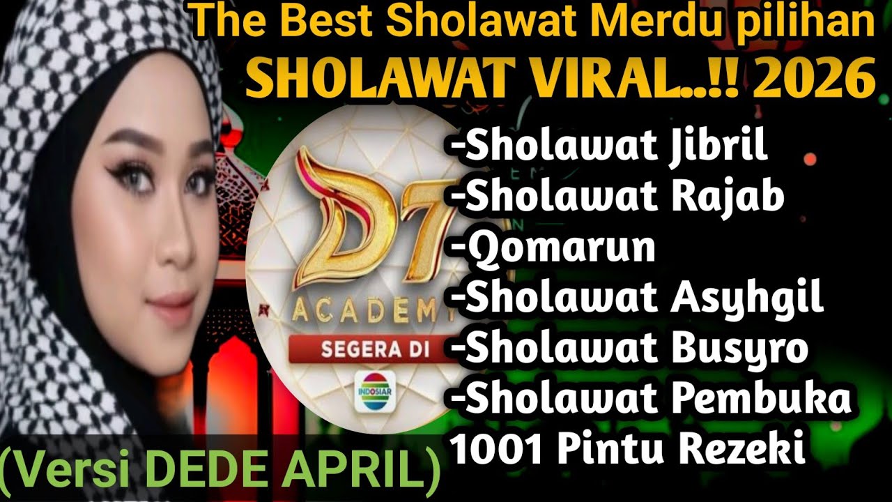 Mustajab.!! sholawat Penarik Rezeki Merdu Versi (Dede April) Suara emas Anak Ajaib Pembawa Rezeki 🥰🤲