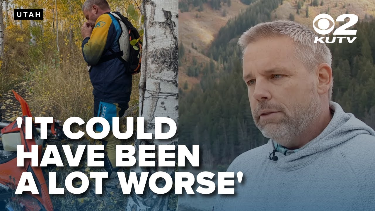 FULL INTERVIEW: Dirt biker explains running into wire trap in American Fork Canyon