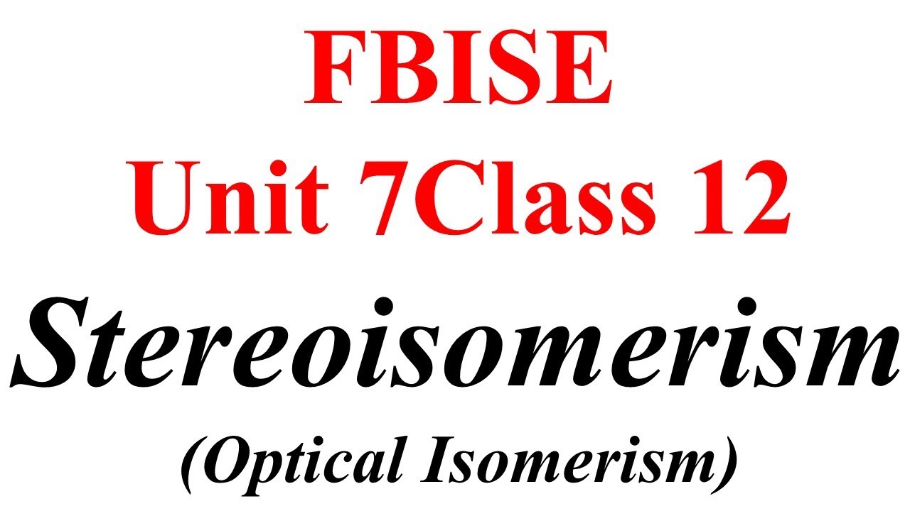 Optical Isomerism || Chirality || Class 12 Chemistry  NEW BOOK