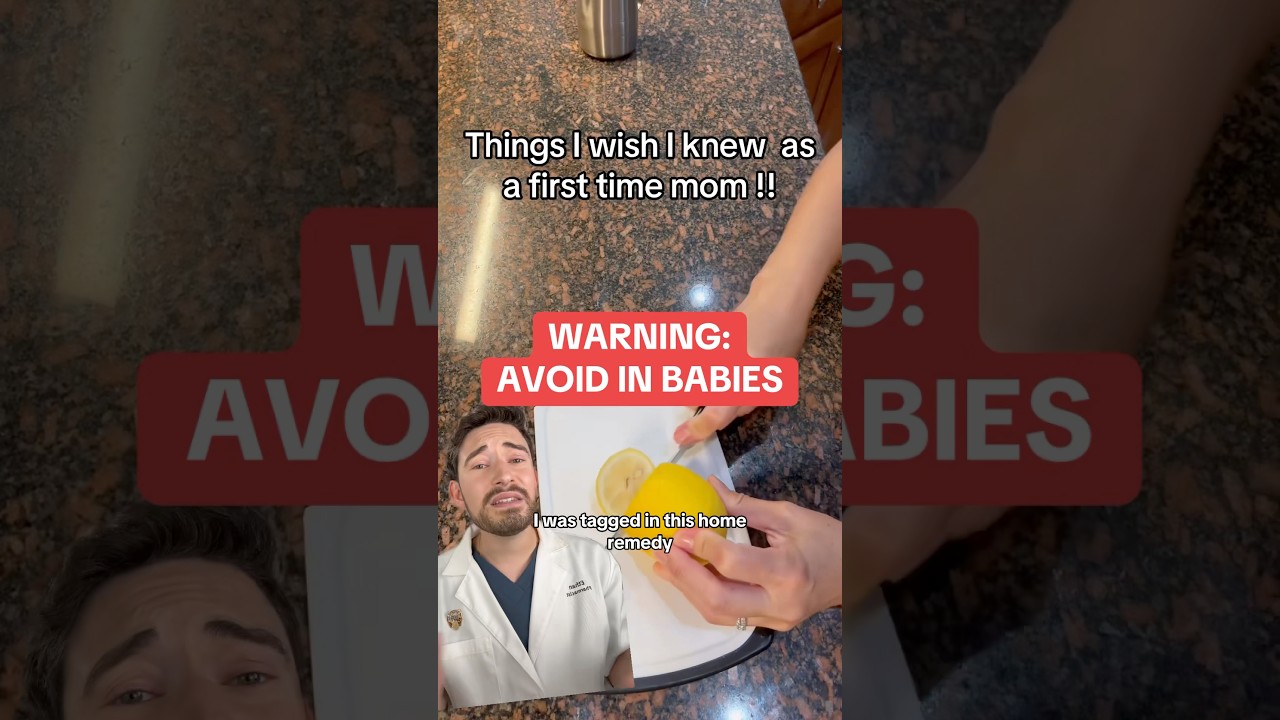 Reacting to a homemade cold remedy 👀 But WARNING&mdash;no honey for babies under 1! 🐝🚫 Here&rsquo;s why&hellip;