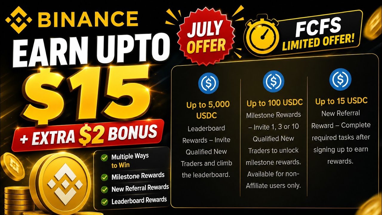 Binance July Offer || Binance Trading Offer || Binance New Offer Today