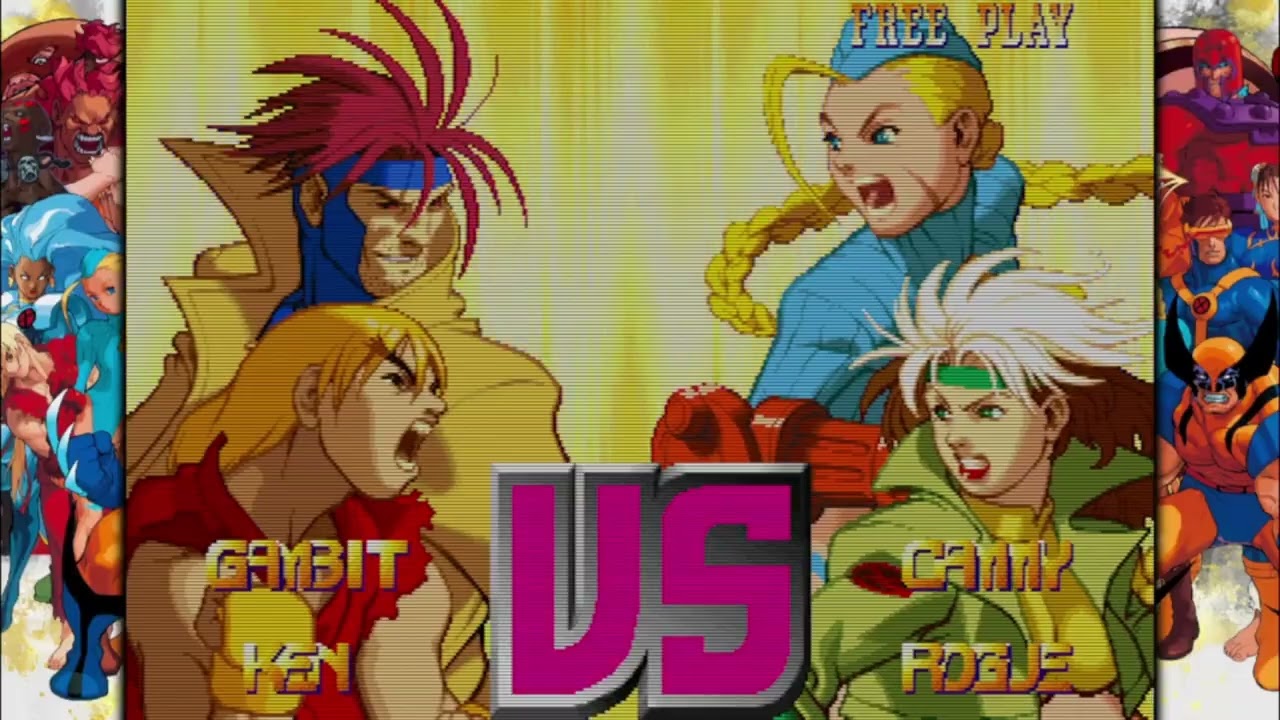 X-Men vs Street Fighter GambitKen Ken Ending