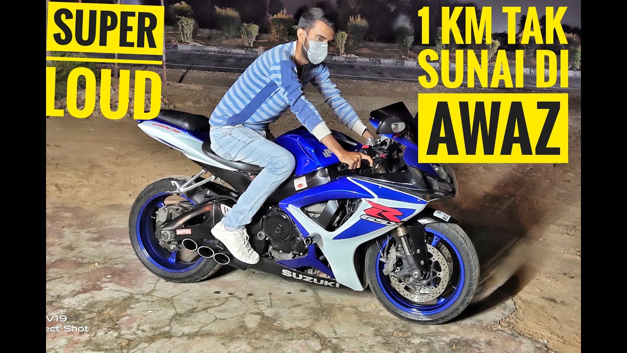 suzuki gsxr600 loud toce exhaust note😯/ Mspeed