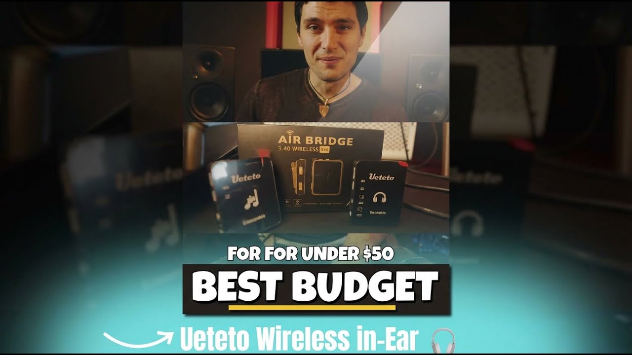 Wireless In-Ear 🎧 Airbridge Ueteto Monitor System | Best Budget Review Frank Palangi