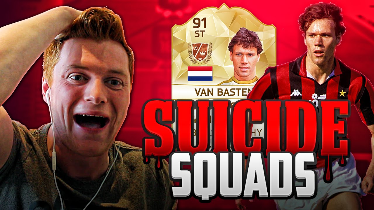 REAL LIFE FOOTBALL CHALLENGES!!! | HUGE FIFA 16 LEGEND VAN BASTEN SUICIDE SQUADS!!!