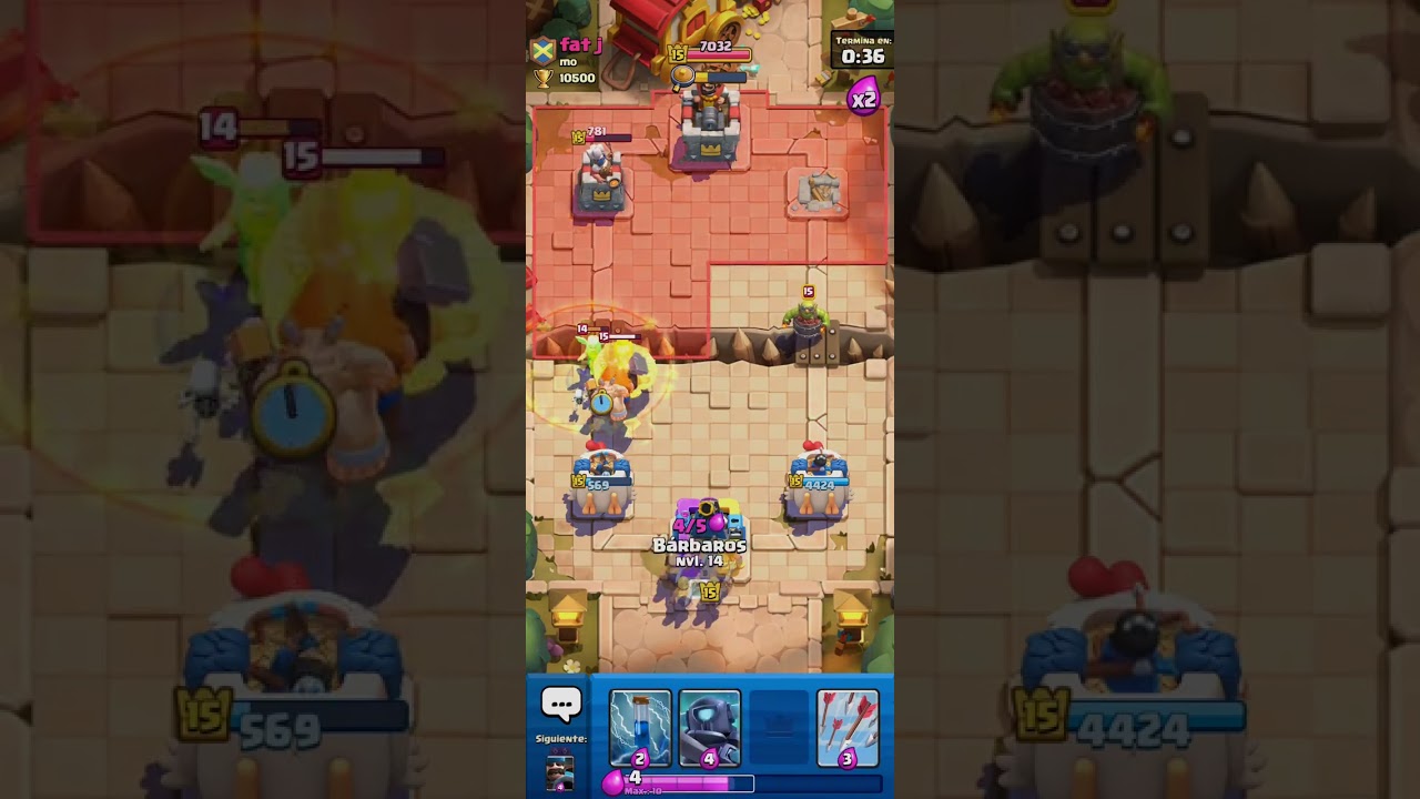 Probando Nuevo MAZO en Clash Royale | Jala Bien 🤣 #clashroyale #supercell #gameplay #viralgames 