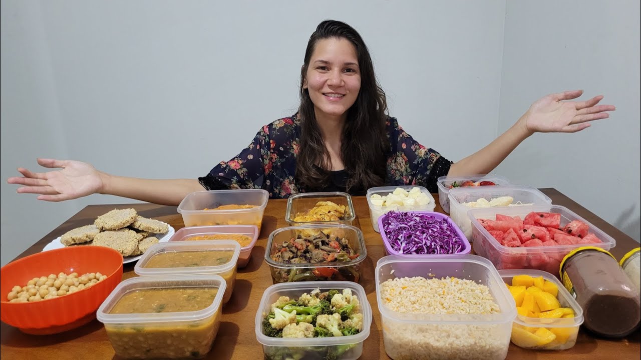 Preparando refeições veganas pra semana + Ideias de marmitas veganas
