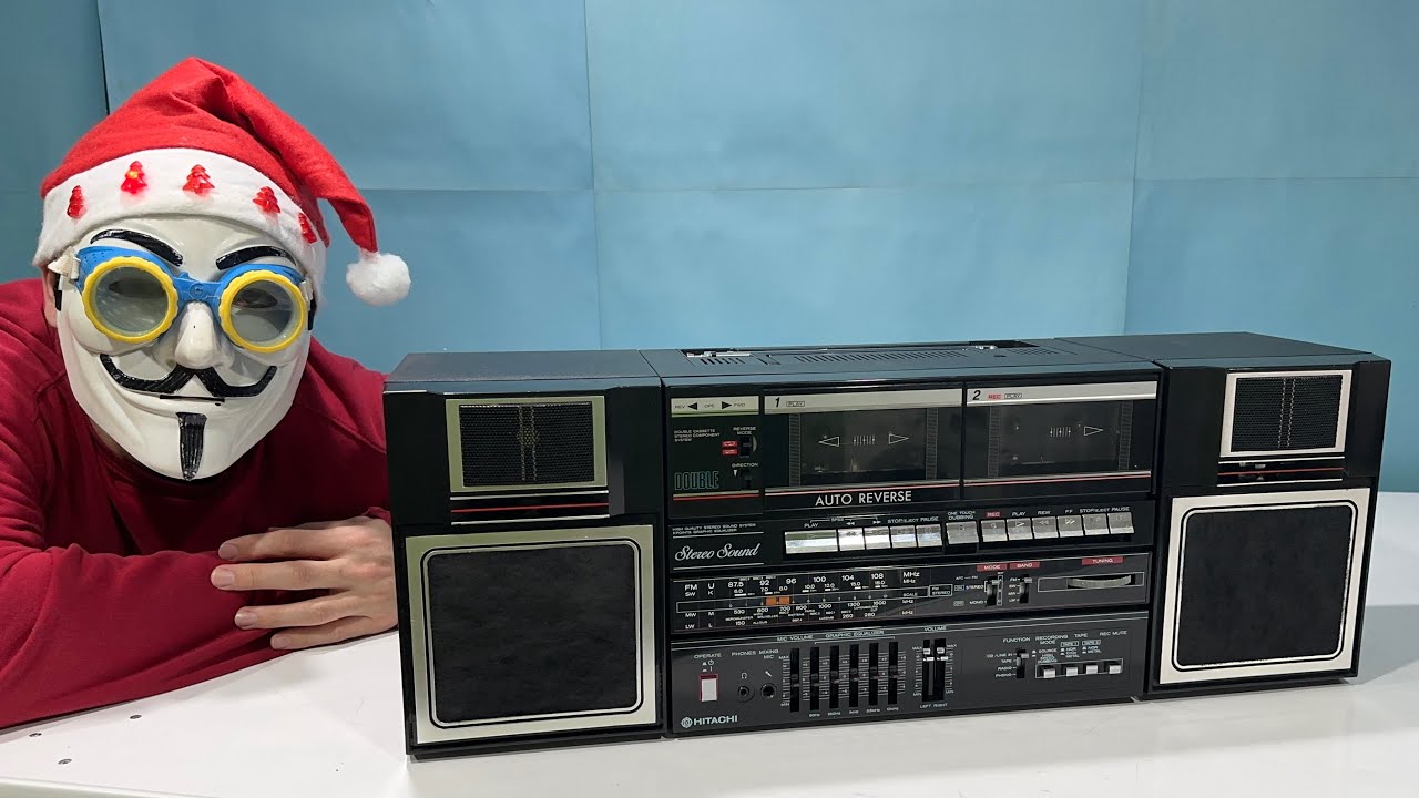 HITACHI TRK-W550E BOOMBOX КАССЕТНЫЙ МАГИСТР РАДИО Техническое обслуживание Ремонт Восстановление