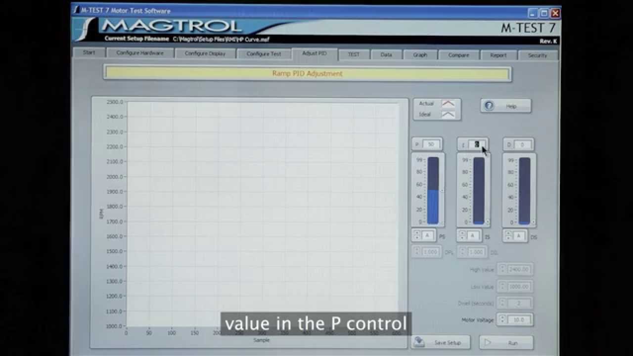 MAGTROL | Ramp PID Adjustment