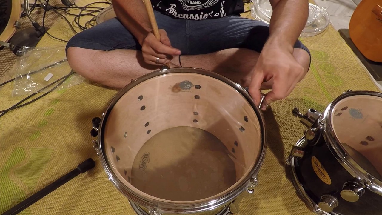 Como Afinar Sua Bateria - Tons e Surdo - Peles Luen Hidraulica