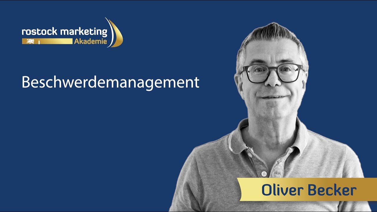 Rostock Marketing Akademie - Vorschau Seminarprogramm (Teil 1: Oliver Becker)