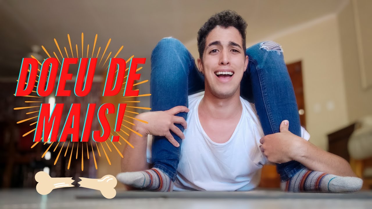 Fiz uma aula de contorcionismo e olha no que deu !!!