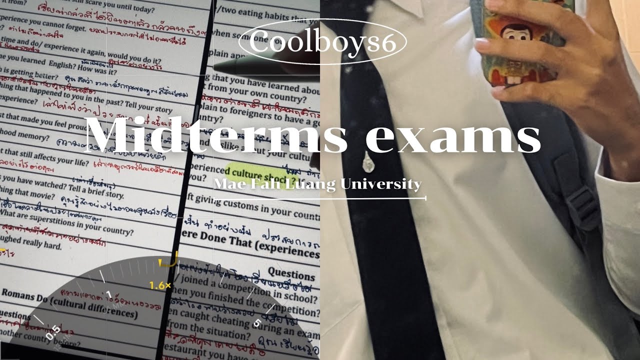 VLOG | สอบ Midterms ครั้งแรกในรั้วมหาลัย🥶, นั่งเล่นที่ลานดาว⭐️ |Coolboys6
