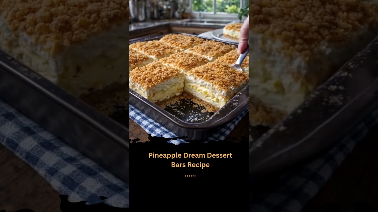 Pineapple Dream Dessert Bars