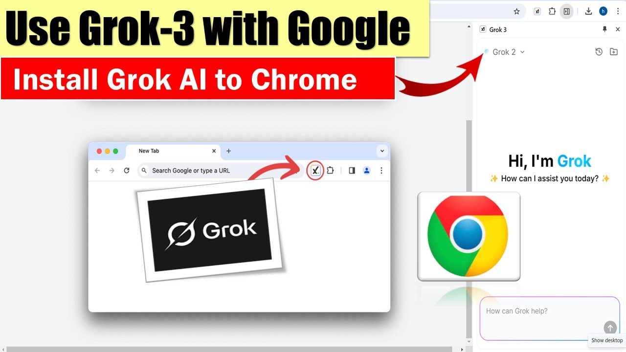 Grok-3 AI for Google Chrome | Install Grok AI extension to Chrome | Grok Chrome Extension