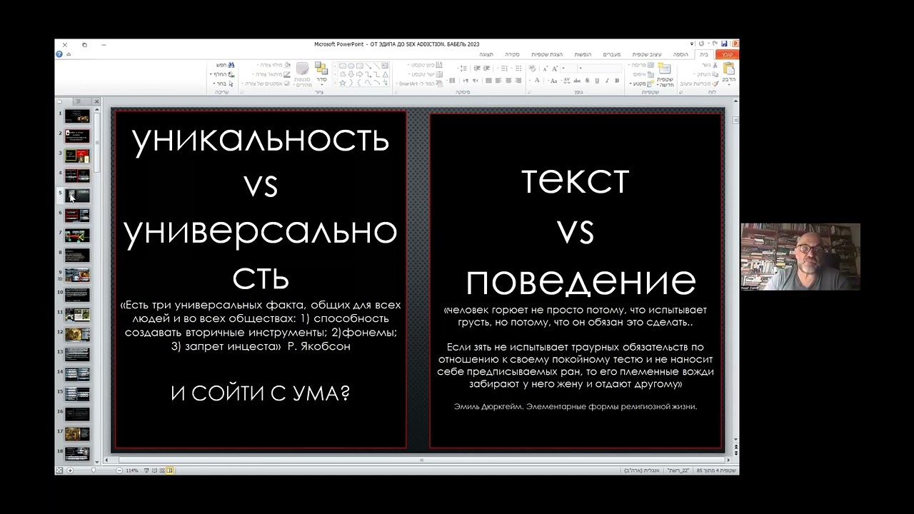 Иосиф Зислин. От Эдипова комплекса к любовной аддикции