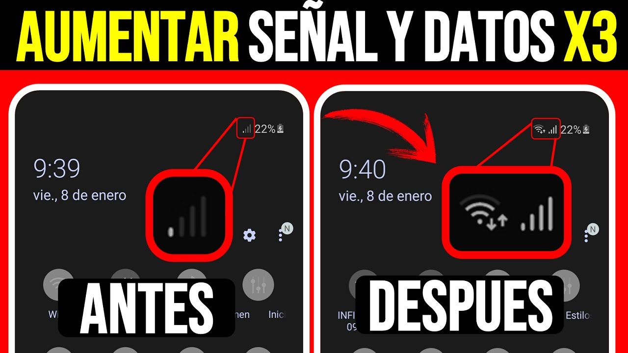 Aumentar el triple de señal y el internet de datos Móviles en cualquier Celular Android 2024!!