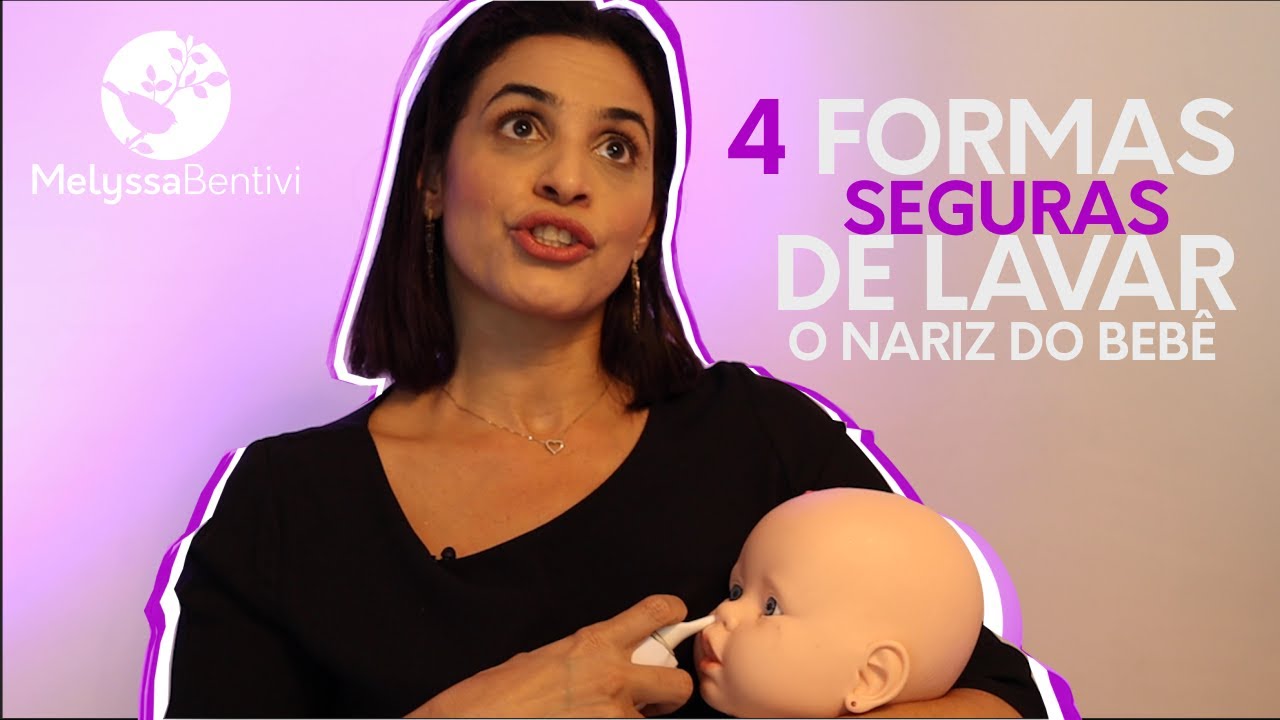 Como lavar o nariz do bebê? Drª Melyssa Bentivi