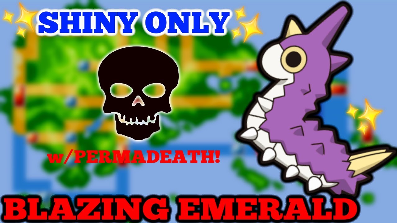 Can I beat Pokémon BLAZING EMERALD with only SHINY POKEMON (PERMADEATH RUN!) |Pokemon Challenge
