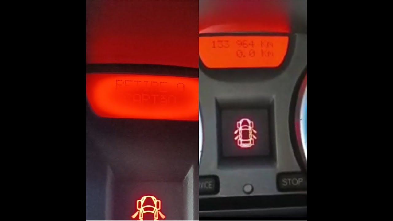 Troca da película painel LCD computador de bordo Megane