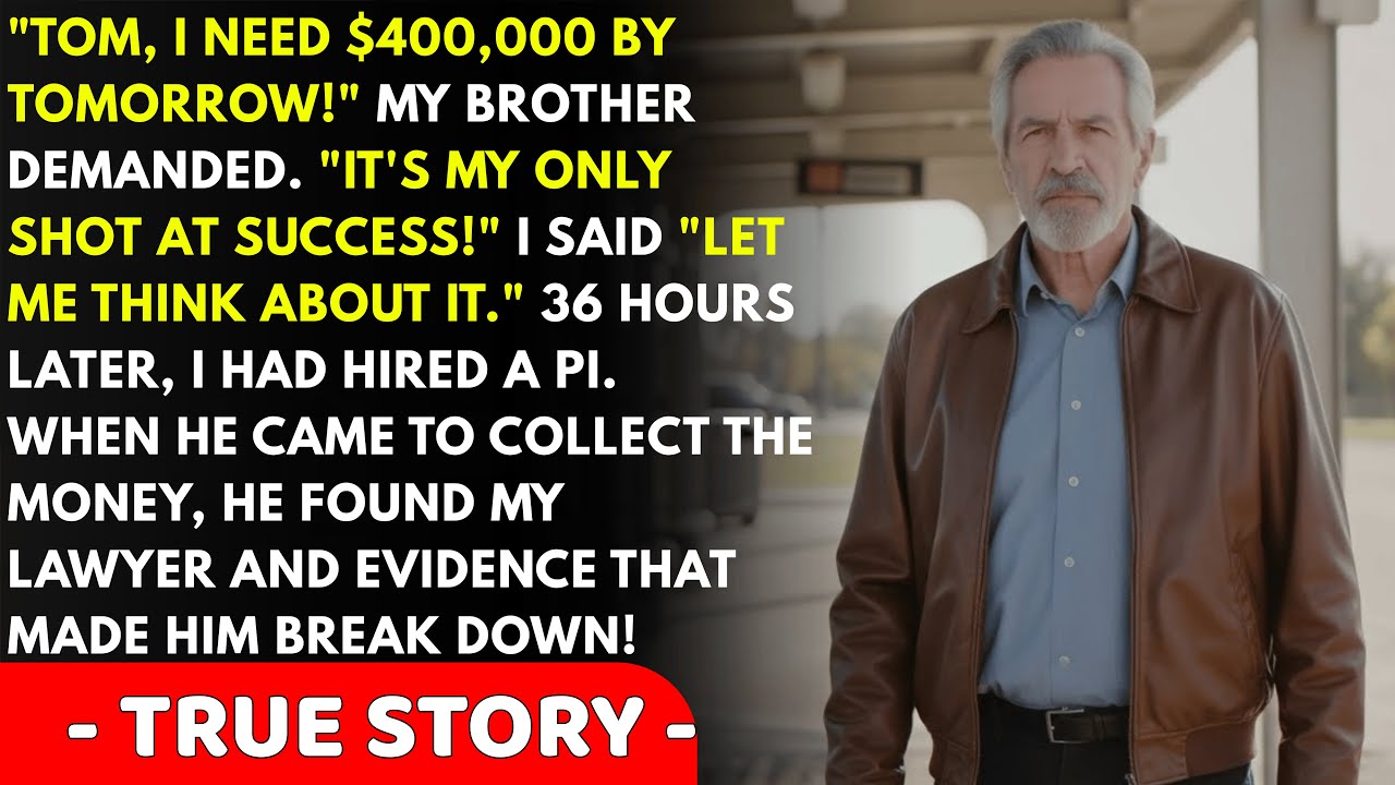 My Brother Demanded $400K for His 'Business'. So I Hired a PI and Confronted Him...