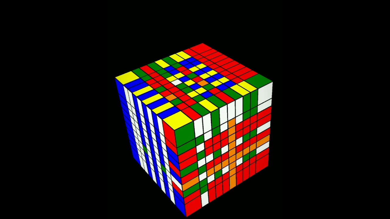 10x10 Rubik's Cube How To Solve#rubikscube #cubing #puzzle #cubing #2023