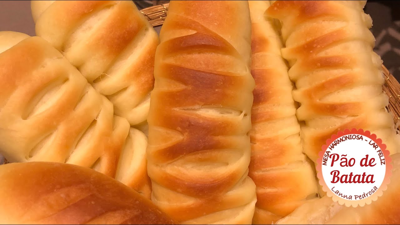 PÃOZINHO DE BATATA FOFÍSSIMO E FÁCIL DE FAZER