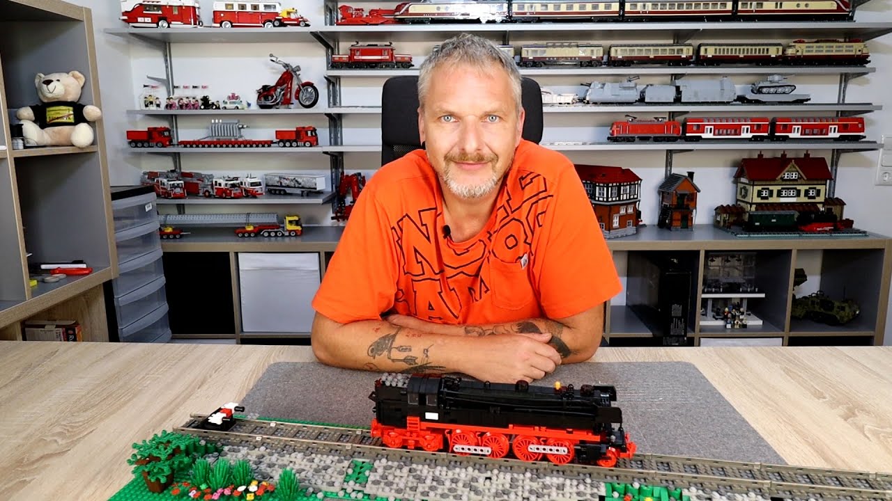 Nach ein paar Runden bestimmt radlos. BlueBrixx Special 101298 Dampflok BR65