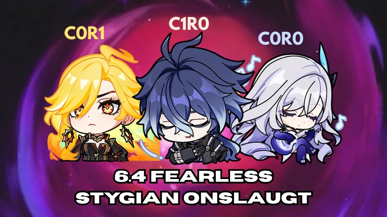 LUNA V Stygian Onslaught Diff 5 - Fearless | Mavuika C0R1 X Flins C1R0 X Skirk C0R0 | Genshin Impact