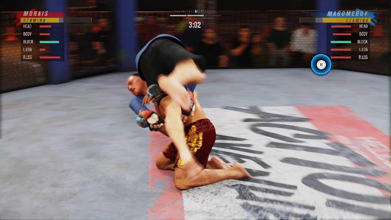 UFC 4 Sprawl Sweep to Side Control (Fireman's Carry) 
