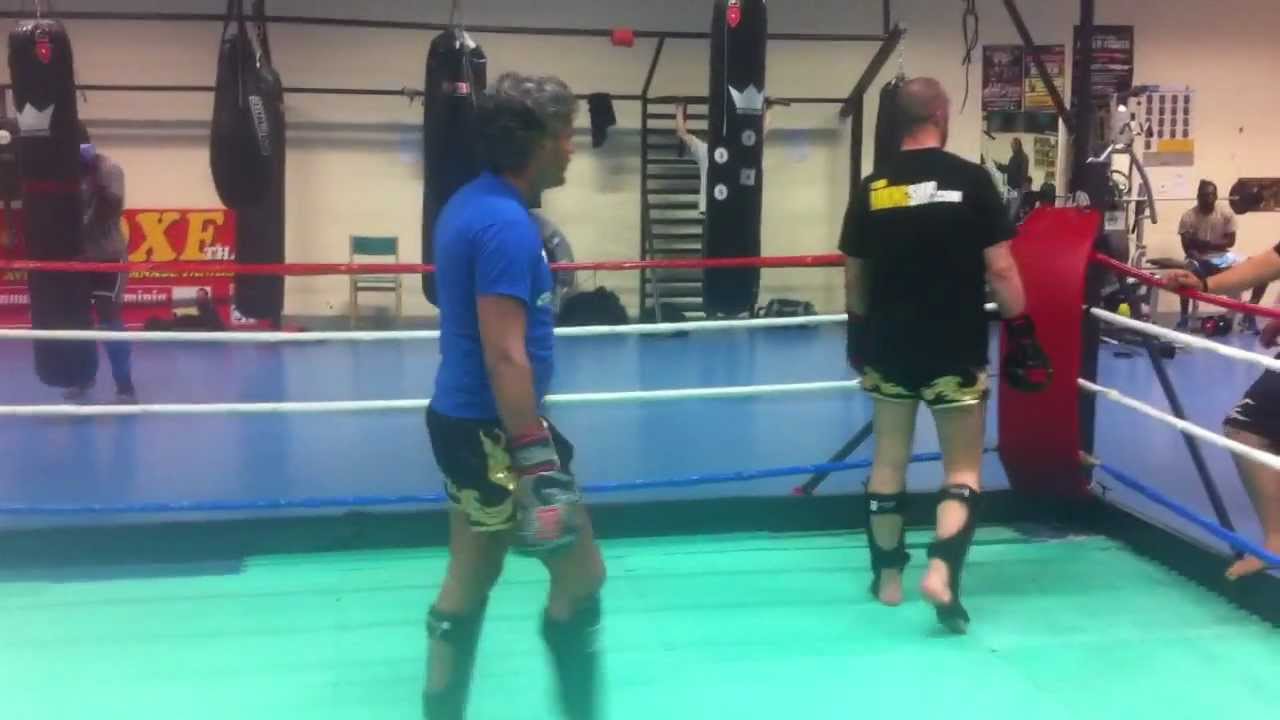 Une petite séance d'entrainement entre moi et Sofiane Allouache