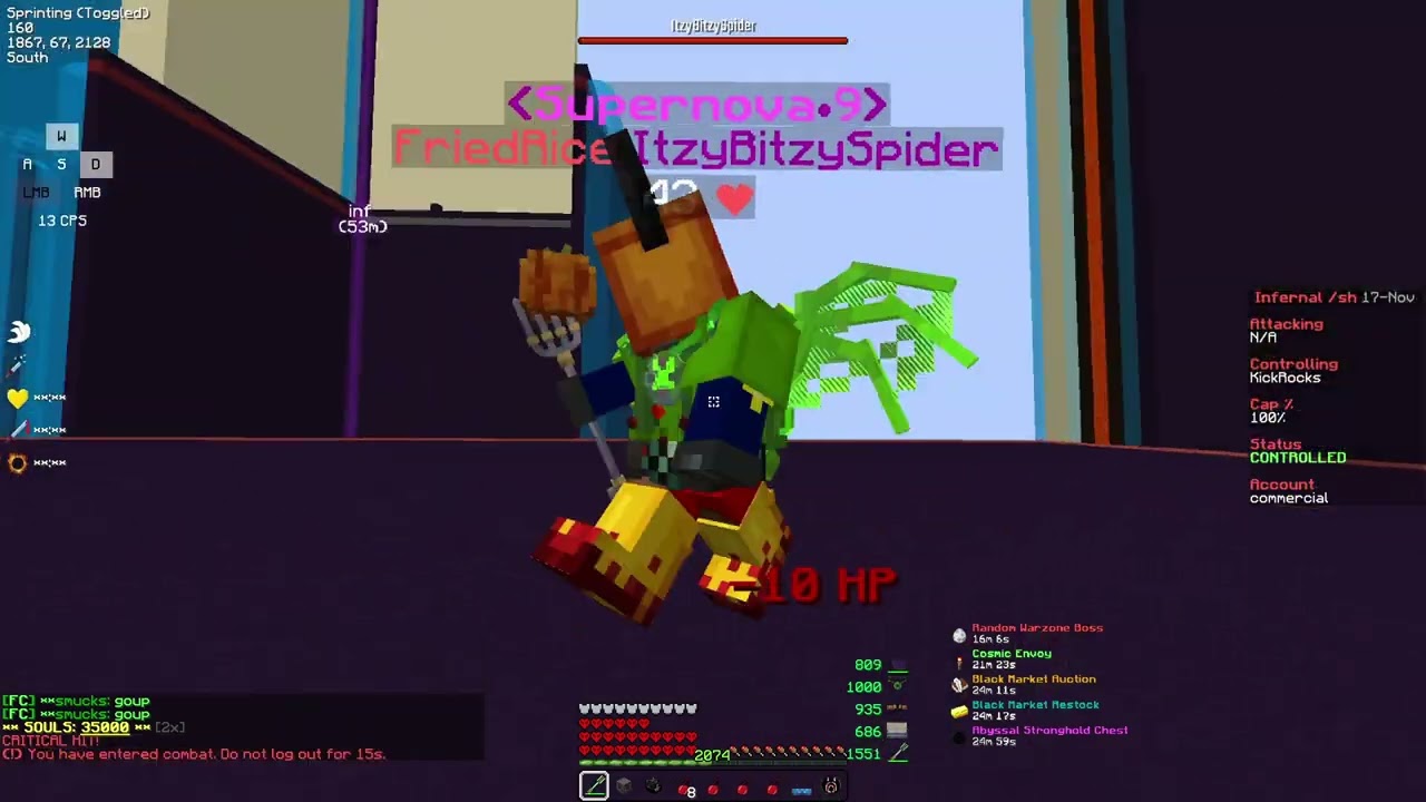 COSMICREBORN MAX KILLS