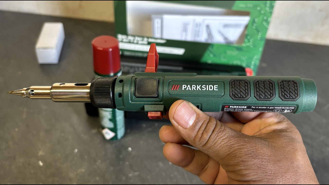 Unboxing and Testing Parkside 3 in 1 Gas Soldering Iron
