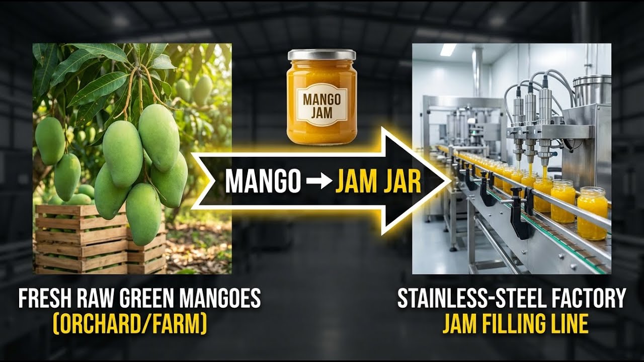 Inside a Mango Jam Factory 😱 | Orchard to Jar Documentary