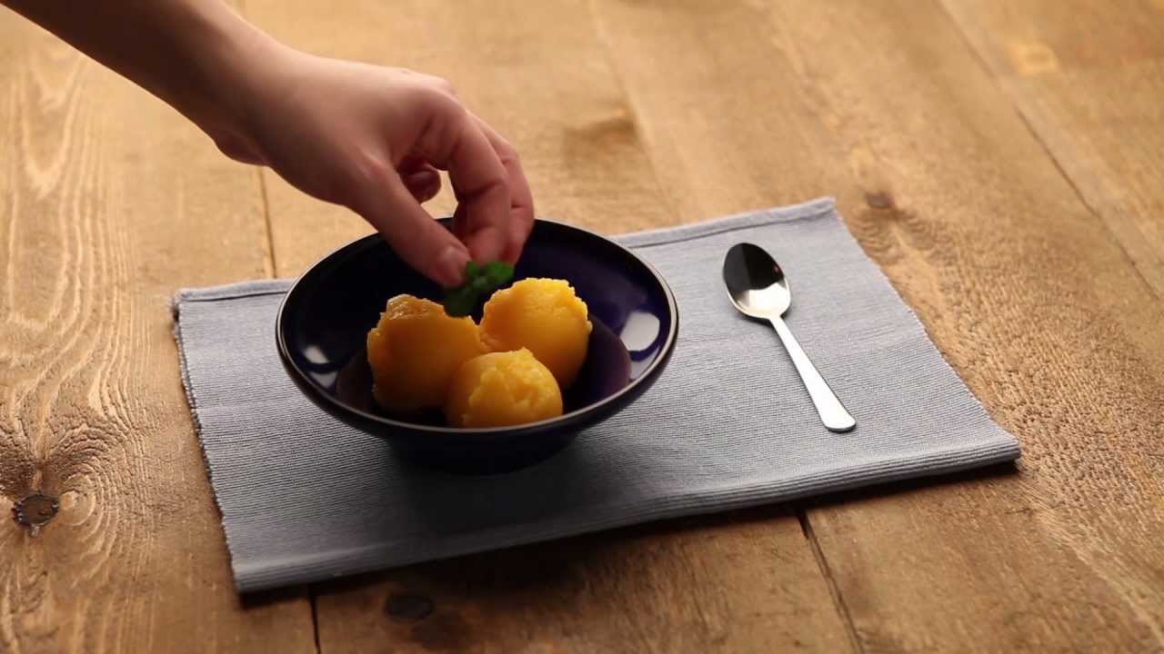 Sorbete de mandarina con robot de cocina  Mycook #recetasMycook #robotdecocina #sorbetes