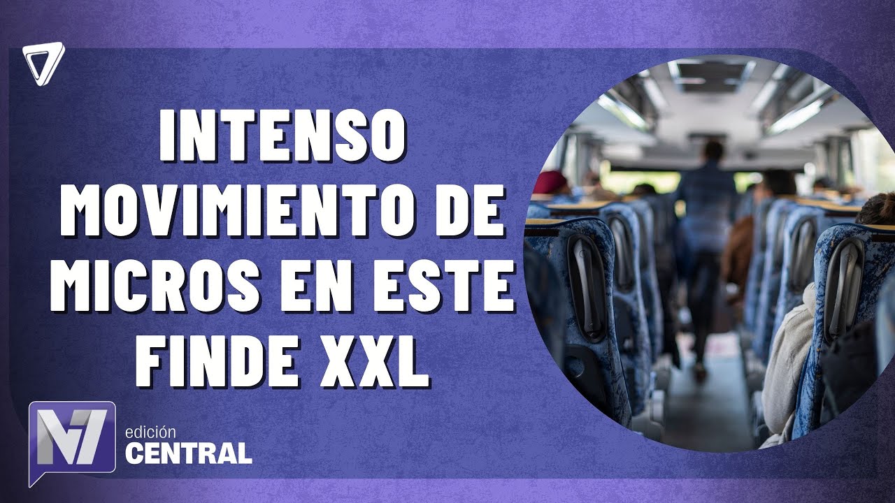 Intenso movimiento en la terminal por el fin de semana largo
