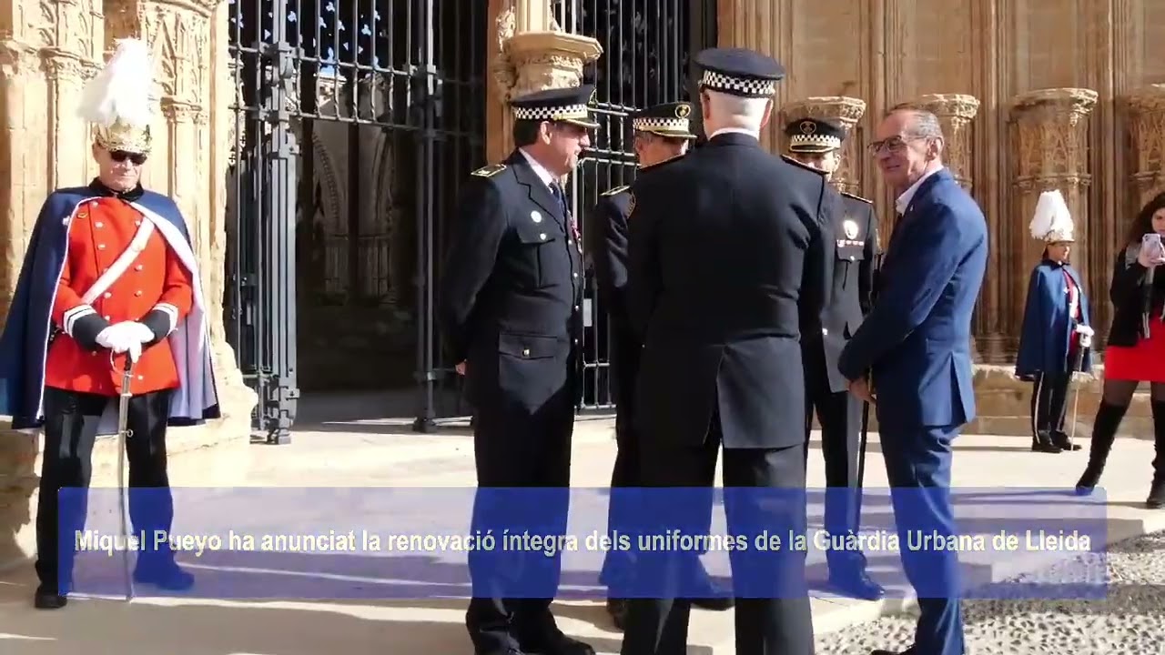 La Guàrdia Urbana de Lleida celebra Santa Cecília, patrona del cos de policia local
