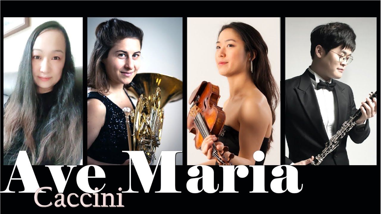 아베마리아 카치니 Ave maria, 클라리넷 호른,바이올린피아노