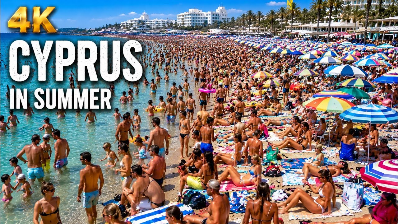 Can you believe this is Cyprus?? How are the beaches in Cyprus? September 2025 / 4K HDR 