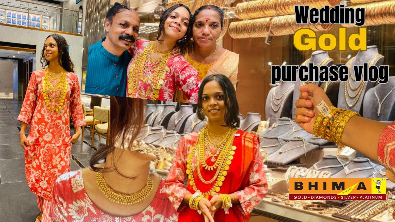 Wedding gold purchase vlog ✨| Bhima Jewellers | സ്വർണം എടുക്കാൻ പോയ വിശേഷം കണ്ടാലോ ഗയ്‌സ് 😁