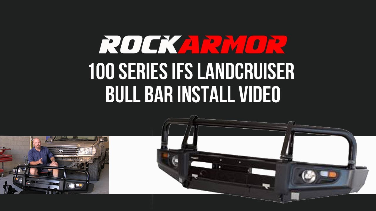Rockarmor 100 Series IFS Bull Bar install video