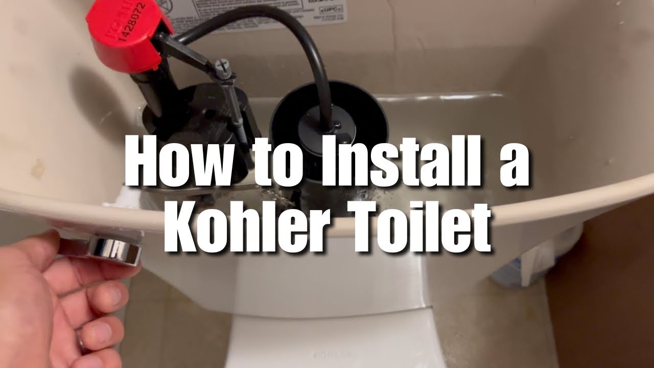Как установить унитаз и сиденье Kohler Highline!