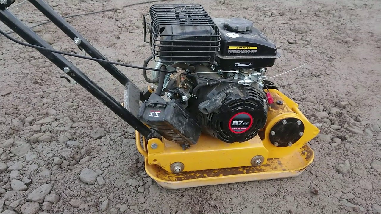 #Handy THLC29140 Petrol Compactor In Action