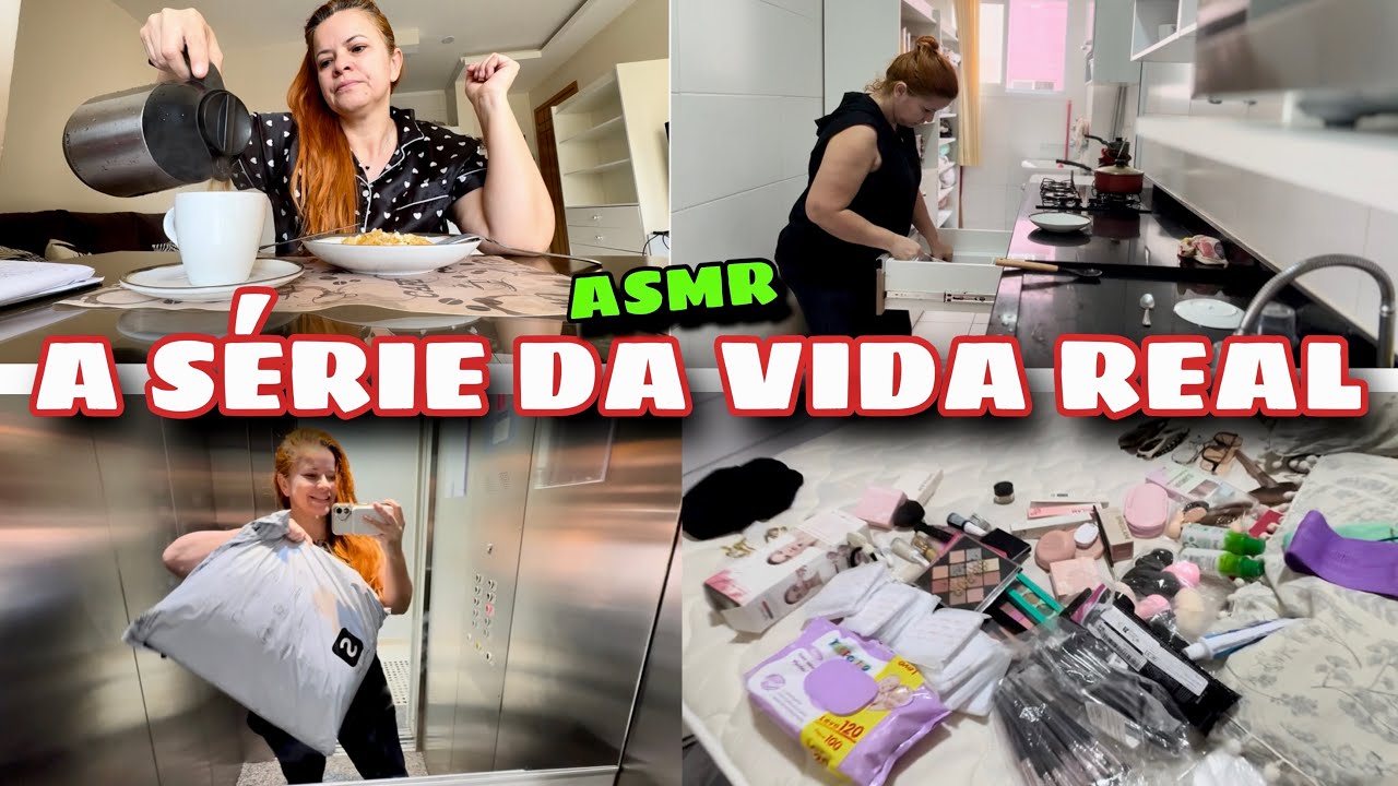 ASMR VLOG: 1 Dia corrido! Sons pra relaxar e dormir 